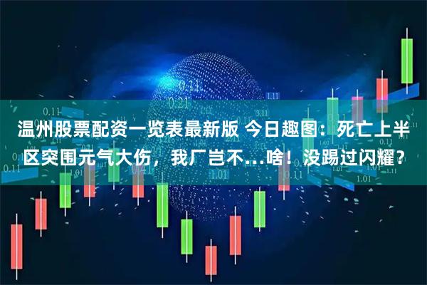 温州股票配资一览表最新版 今日趣图：死亡上半区突围元气大伤，我厂岂不…啥！没踢过闪耀？